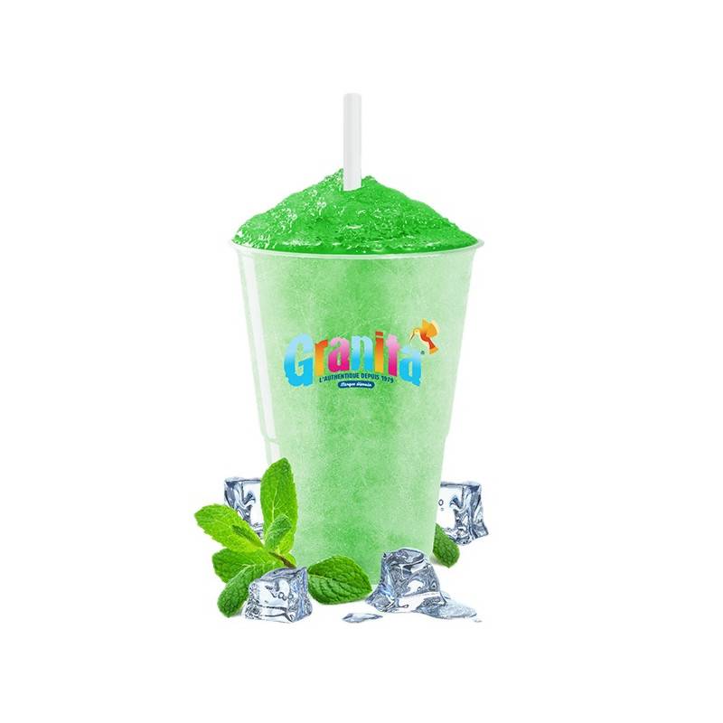 10 kg Poudre Granita Menthe verte 35 ou 25 cl | Milleproduits.com : bonbons, chocolats, snacks en ligne à prix grossiste