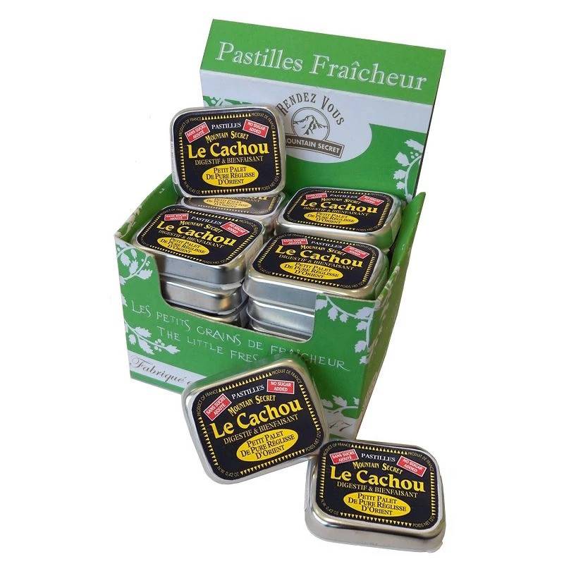 24 Mountain Secret Cachou sans sucres | Rendez-vous | Milleproduits.com : bonbons, chocolats, snacks en ligne à prix grossiste