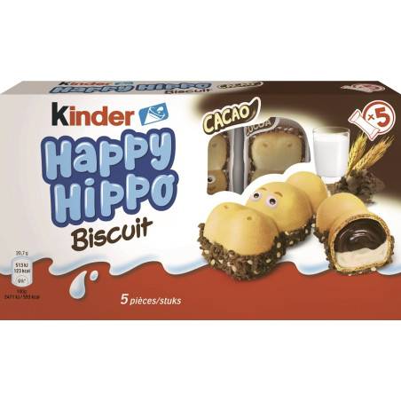 10 Kinder Happy Hippo 104G | Milleproduits.com : vos bonbons et chocolats préférés à prix grossiste
