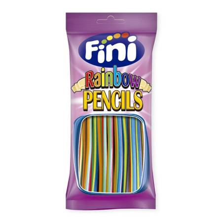 12 sachets Fini Batons Lisses 6 Couleurs | Milleproduits.com : bonbons, chocholats, snacks en ligne à prix grossiste