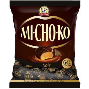 12 Sachets Krema Michoko Noir 100g | Milleproduits.com : bonbons, chocolats, snacks en ligne à prix grossiste