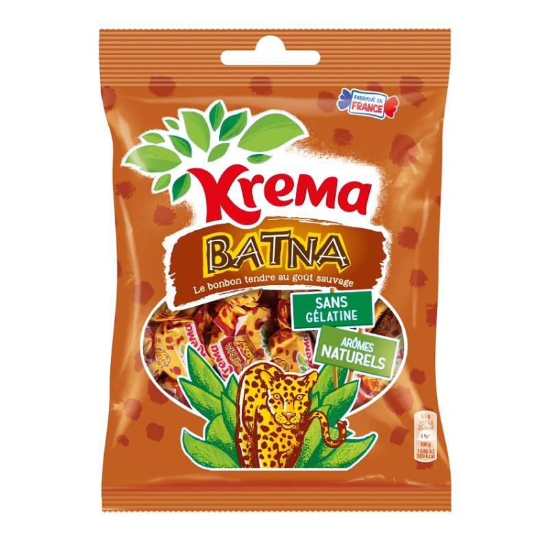 12 Sachets Krema Batna 150g | Milleproduits.com : bonbons, chocolats, snacks en ligne à prix grossiste