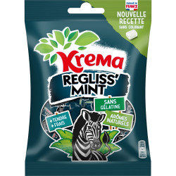 12 Sachets Krema Regliss'Mint 150g | Milleproduits.com : bonbons, chocolats, snacks en ligne à prix grossiste