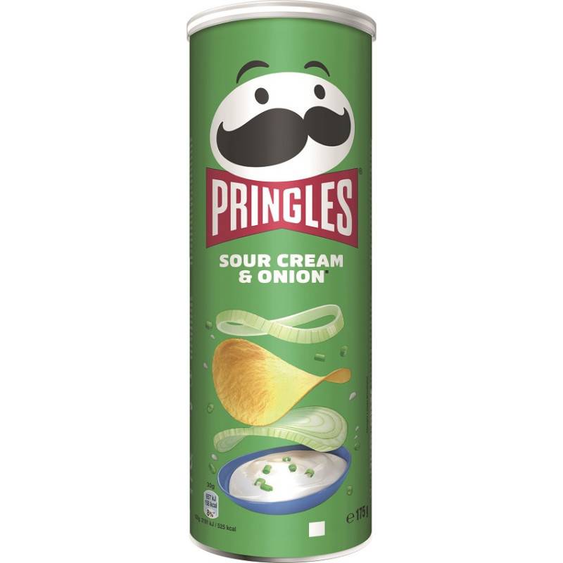 19 Pringles Sour Cream & Onion 175G | Milleproduits.com : vos bonbons et chocolats préférés à prix grossiste