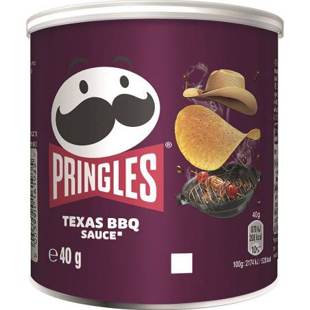12 boîtes Pringles Texas BBQ Sauce 40g | Milleproduits.com : bonbons, chocolats, snacks en ligne à prix grossiste 12 boîtes Pringles Texas BBQ Sauce 40g | Milleproduits.com : bonbons, chocolats, snacks en ligne à prix grossiste