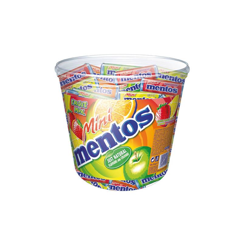 120 Mini Mentos Fruit | Milleproduits.com : bonbons, chocolats, snacks en ligne à prix grossiste