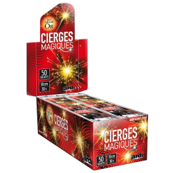 50 Cierges Magiques 18cm F1 | Ardi | Milleproduits.com