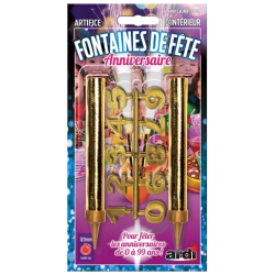 Fontaine de Fête avec chiffres F1 | Ardi | Milleproduits.com : bonbons, chocolats, snacks, artifices en ligne à prix grossiste