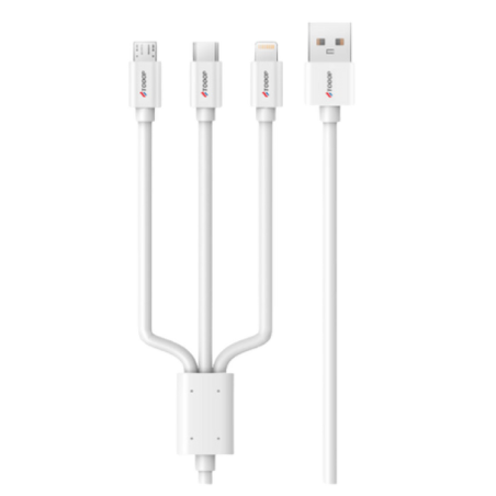 Câble de charge 3 en 1 Tooop | Milleproduits.com : vos bonbons et chocolats préférés à prix grossiste Câble de charge 3 en 1 Tooop | Milleproduits.com : vos bonbons et chocolats préférés à prix grossiste