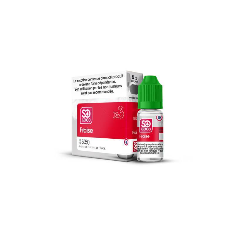 E-liquide Fraise So Good 3x10ml | Milleproduits.com : grossiste de l'impulsion en ligne.