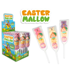24 Sucettes Easter Mallow 50g | Milleproduits.com : bonbons, chocolats, snacks en ligne à prix grossiste