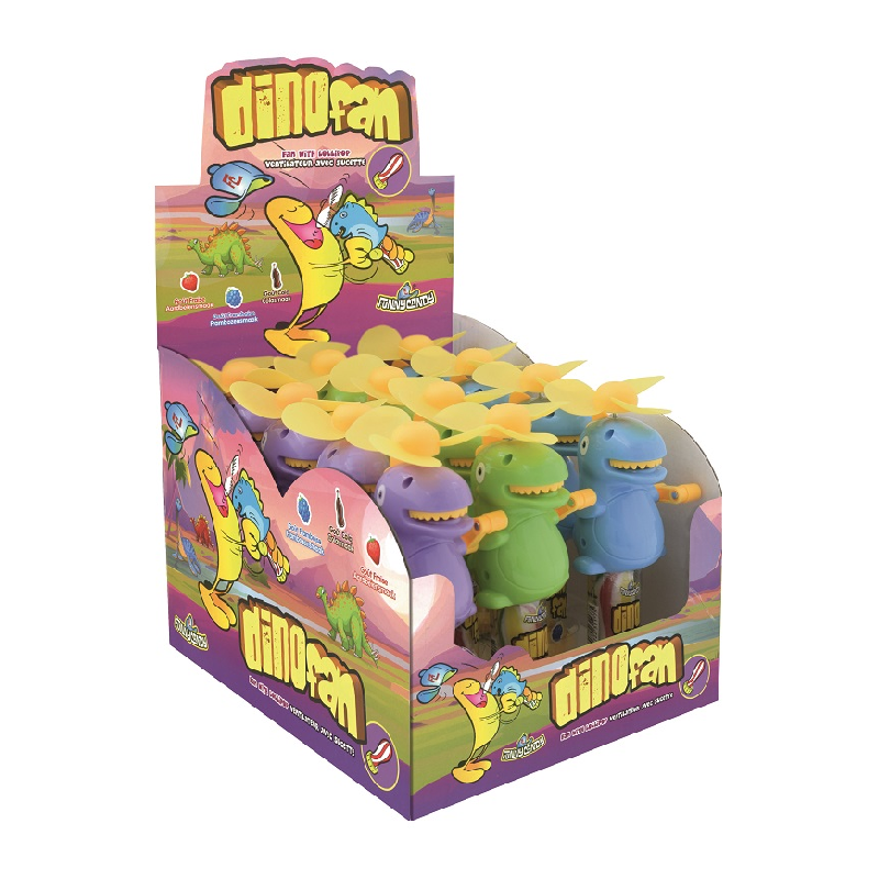 12 Dino Fan Pop| Milleproduits.com : bonbons, chocolats, snacks en ligne à prix grossiste