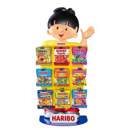 Présentoir Comptoir Haribo Mini Sachets 40g Plein| Milleproduits.com : bonbons, chocolats, snacks à prix grossiste Présentoir Comptoir Haribo Mini Sachets 40g Plein| Milleproduits.com : bonbons, chocolats, snacks à prix grossiste