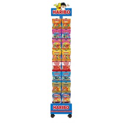 Présentoir Haribo Sachets 120g  | Milleproduits.com : bonbons, chocolats, snacks en ligne à prix grossiste