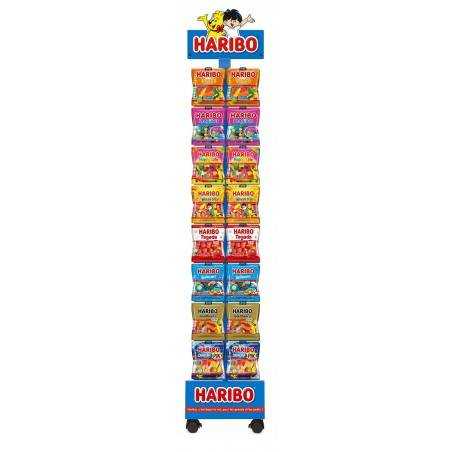 Présentoir Haribo Sachets 120g  | Milleproduits.com : bonbons, chocolats, snacks en ligne à prix grossiste