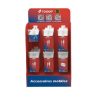Présentoir Tooop Téléphonie 6 broches + accessoires | Milleproduits.com : bonbons, chocolats, snacks en ligne à prix grossiste