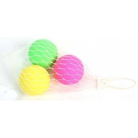 3 balles fluo beach ball
