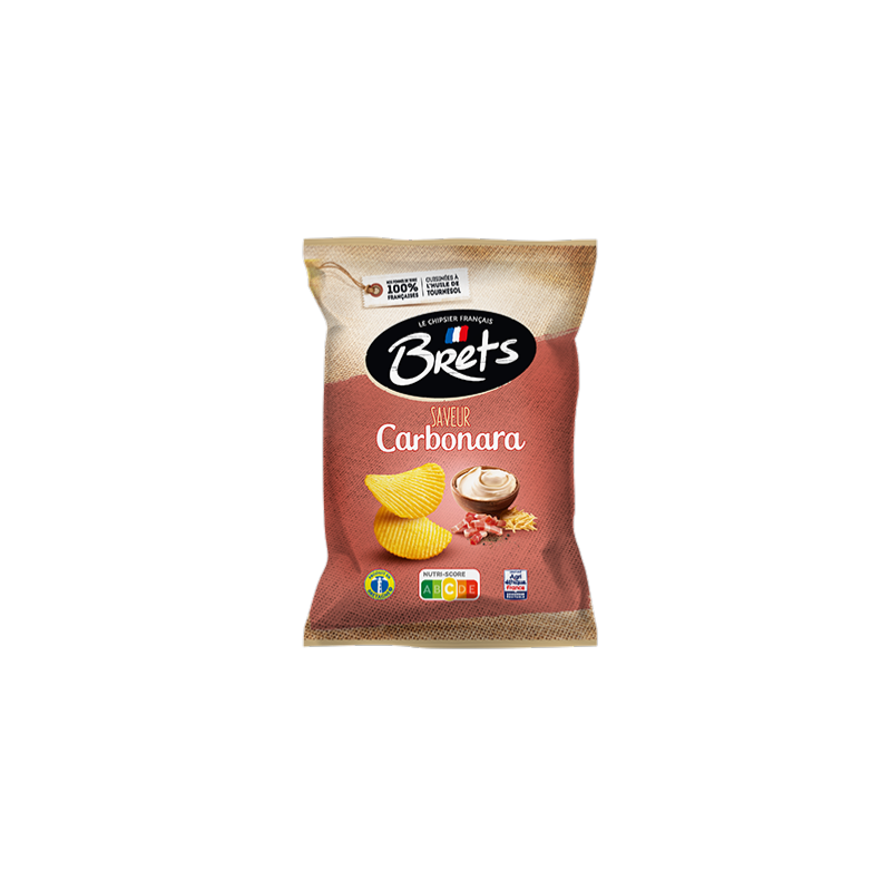 10 Chips Bret's Carbonara 125g | Milleproduits.com : bonbons, chocolats, snacks en ligne à prix grossiste