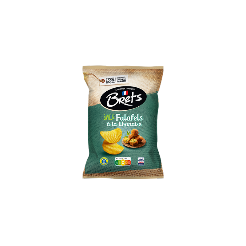 10 Chips Bret's Falafels 125g | Milleproduits.com : bonbons, chocolats, snacks en ligne à prix grossiste