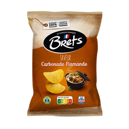 10 Chips Bret's Flamande 125g | Milleproduits.com : bonbons, chocolats, snacks en ligne à prix grossiste
