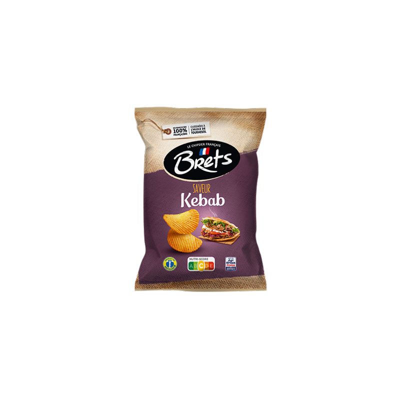 10 Chips Bret's Kebab 125g | Milleproduits.com : bonbons, chocolats, snacks en ligne à prix grossiste