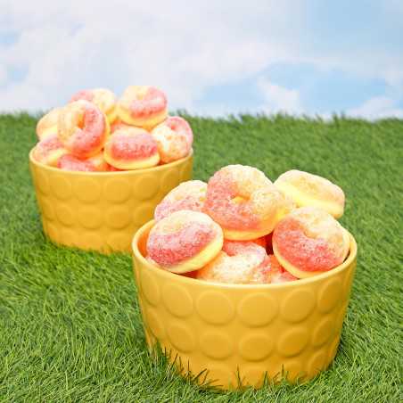 12 Bebeto Freeze Dried Peach Rings 35g | Milleproduits.com : bonbons, chocolats, snacks à prix grossiste