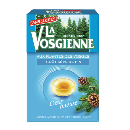 20 Boîtes La Vosgienne Seve des Pins 46g | Milleproduits.com : bonbons, chocolats, snacks en ligne à prix grossiste