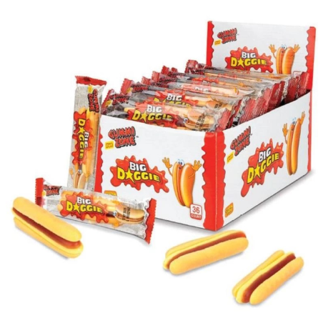 36 Big Doggie 28g| Milleproduits.com : bonbons, chocolats, snacks en ligne à prix grossiste
