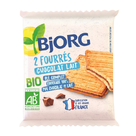 20 Bjorg Fourrés Chocolat au Lait | Milleproduits.com : bonbons, chocolats, snacks en ligne à prix grossiste 20 Bjorg Fourrés Chocolat au Lait | Milleproduits.com : bonbons, chocolats, snacks en ligne à prix grossiste