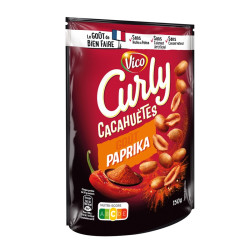 16 Curly Cachuètes Paprika 150g | Milleproduits.com : bonbons, chocolats, snacks en ligne à prix grossiste