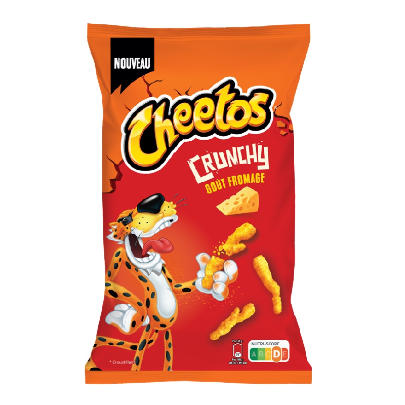 15 Cheetos Crunchy Fromage 80g | Milleproduits.com : bonbons, chocolats, snacks en ligne à prix grossiste