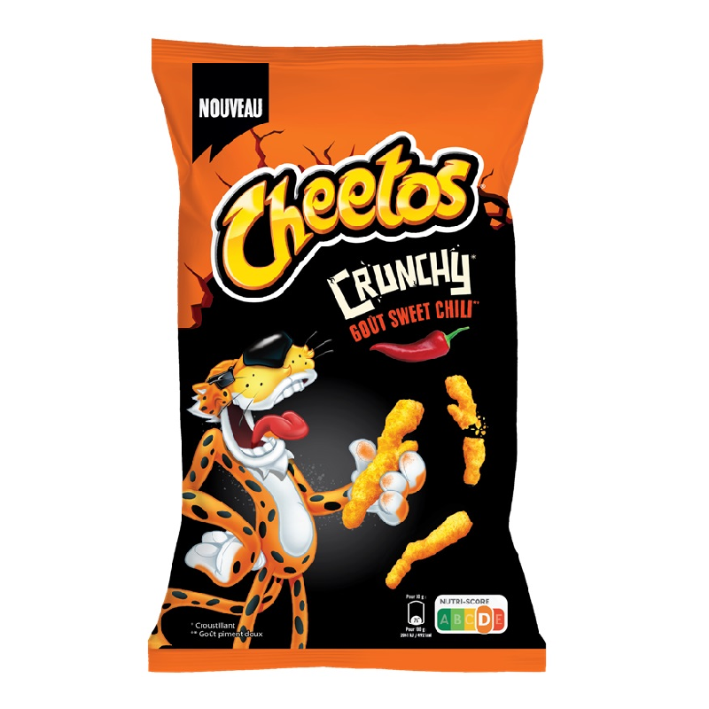 15 Cheetos Crunchy Sweet Chili 90g | Milleproduits.com : bonbons, chocolats, snacks en ligne à prix grossiste