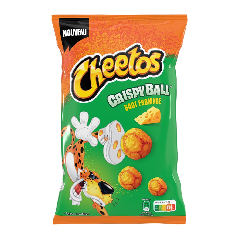 14 Cheetos Crispy Ball Fromage 90g | Milleproduits.com : bonbons, chocolats, snacks en ligne à prix grossiste