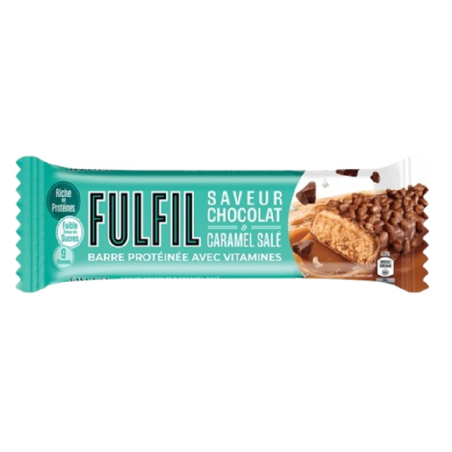 15 Barres protéinées Fulfil Caramel salé 40g | Milleproduits.com : bonbons, chocolats, snacks en ligne à prix grossiste 15 Barres protéinées Fulfil Caramel salé 40g | Milleproduits.com : bonbons, chocolats, snacks en ligne à prix grossiste
