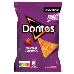 10 Doritos Paprika 160g | Milleproduits.com : bonbons, chocolats, snacks en ligne à prix grossiste