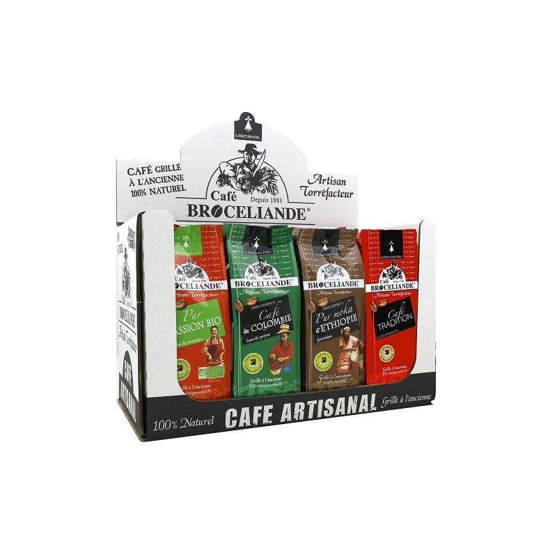 12 Café Brocéliande Moulu 250g | Milleproduits.com : bonbons, chocolats, snacks en ligne à prix grossiste