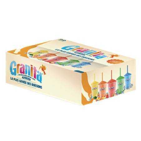 10 kg Poudre Granita Fraise Banane 35 ou 25 cl | Milleproduits.com : bonbons, chocolats, snacks en ligne à prix grossiste