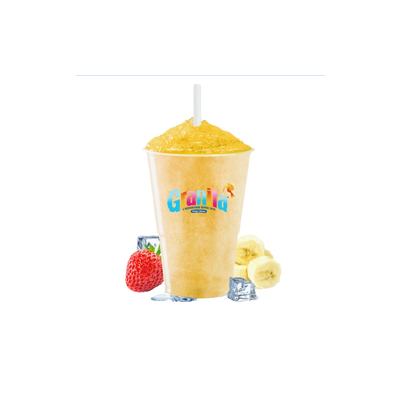 10 kg Poudre Granita Fraise Banane 35 ou 25 cl | Milleproduits.com : bonbons, chocolats, snacks en ligne à prix grossiste