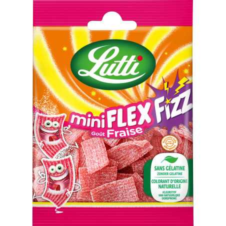 30 Mini Lutti Flex Fizz Fraise 35g | Milleproduits.com : bonbons, chocolats, snacks en ligne à prix grossiste 30 Mini Lutti Flex Fizz Fraise 35g | Milleproduits.com : bonbons, chocolats, snacks en ligne à prix grossiste
