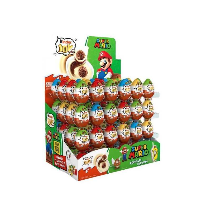 72 Kinder Joy Super Mario | Milleproduits.com : bonbons, chocolats, snacks en ligne à prix grossiste