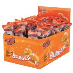60 Gummy Burger 7g | Milleproduits.com : bonbons, chocolats, snacks en ligne à prix grossiste