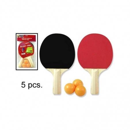 Raquettes de ping pong avec 3 balles