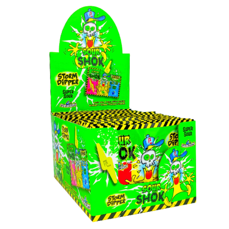 32 Sour Shok Storm Dipper| Milleproduits.com : bonbons, chocolats, snacks en ligne à prix grossiste