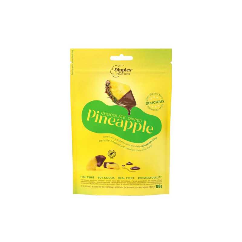 14 Dippies Ananas Chocolat 100g | Milleproduits.com : bonbons, chocolats, sancks en ligne à prix grossiste