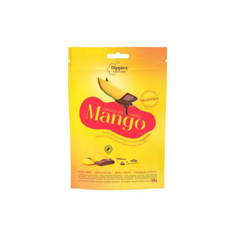 14 Dippies Mangue Chocolat 100g | Milleproduits.com : bonbons, chocolats, sancks en ligne à prix grossiste