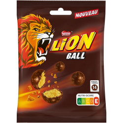 14 sachets Lion Ball 100g | Milleproduits.com : bonbons, chocolats, snacks en ligne à prix grossiste