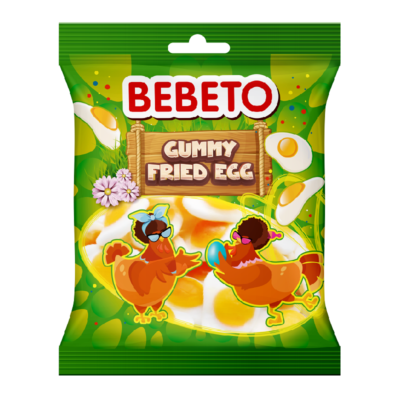 12 sachets Bebeto Oeufs au plat 80g | Milleproduits.com : bonbons, chocolats, sancks en ligne à prix grossiste 12 sachets Bebeto Oeufs au plat 80g | Milleproduits.com : bonbons, chocolats, sancks en ligne à prix grossiste