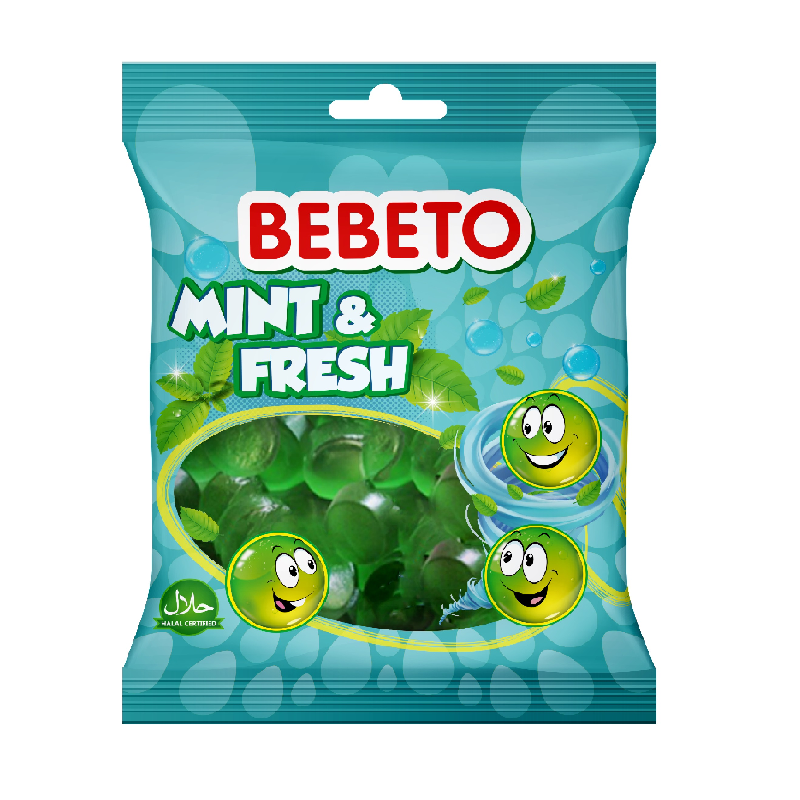 12 sachets Bebeto Mint & Fresh 80g | Milleproduits.com : bonbons, chocolats, sancks en ligne à prix grossiste 12 sachets Bebeto Mint & Fresh 80g | Milleproduits.com : bonbons, chocolats, sancks en ligne à prix grossiste