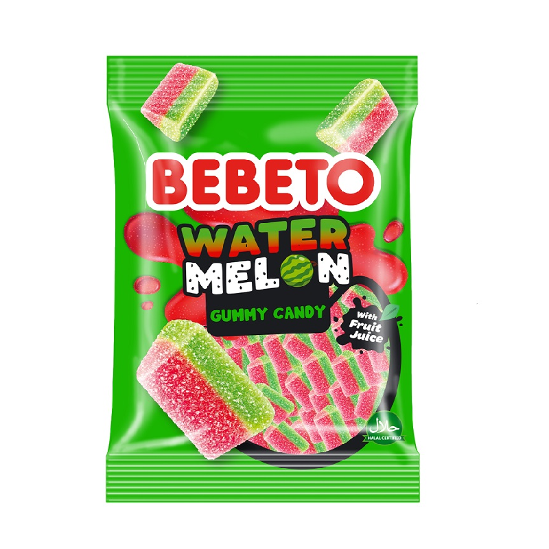 12 sachets Bebeto Watermelon 80g | Milleproduits.com : bonbons, chocolats, sancks en ligne à prix grossiste 12 sachets Bebeto Watermelon 80g | Milleproduits.com : bonbons, chocolats, sancks en ligne à prix grossiste