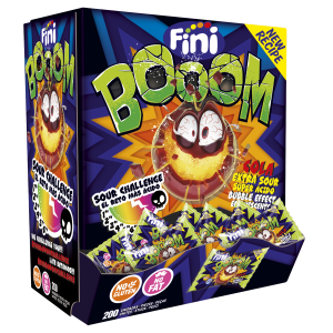 200 Bubble Gum Finiboom Cola | Milleproduits.com : bonbons, chocolats, snacks en ligne à prix grossiste